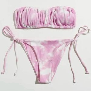 *💜2/20$* Tie-Dye Bandeau Bikini